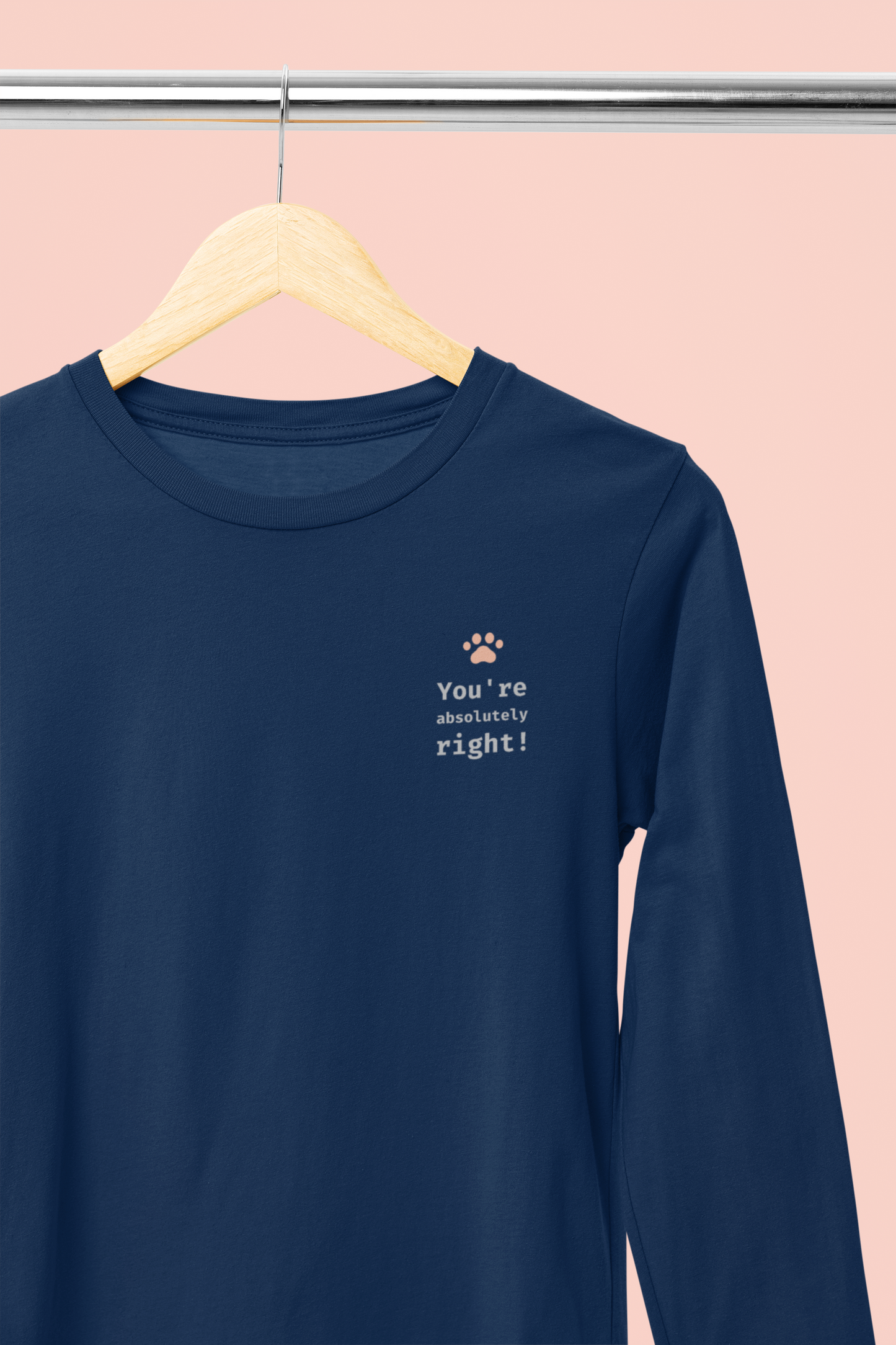 You're absolutely right! Longsleeve Tee