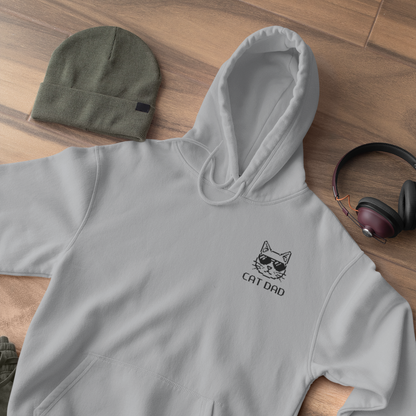 Pixel Cat Dad Hoodie