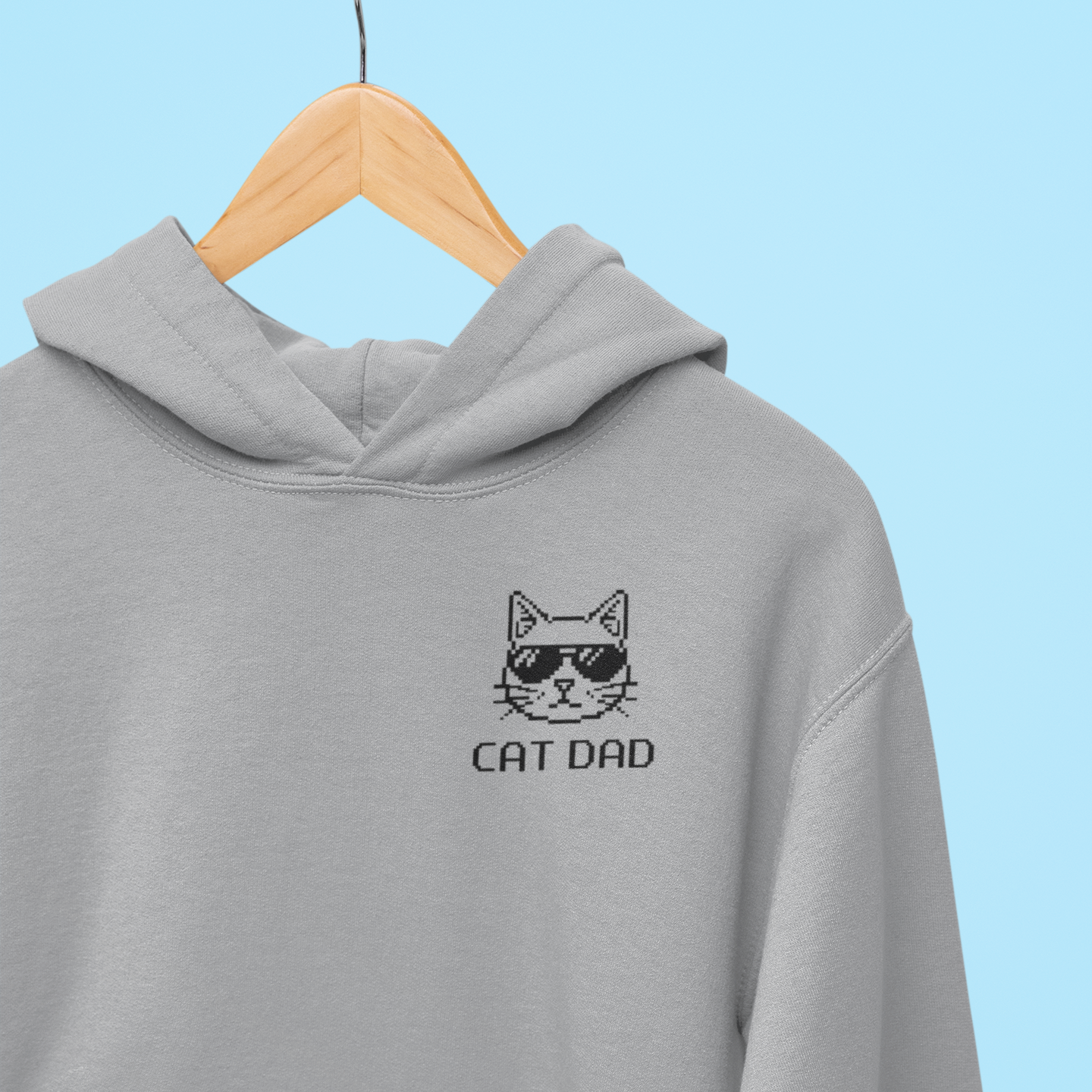 Pixel Cat Dad Hoodie