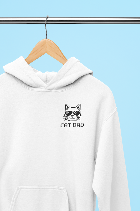 Pixel Cat Dad Hoodie