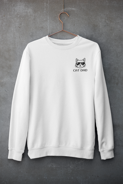 Pixel Cat Dad Sweatshirt