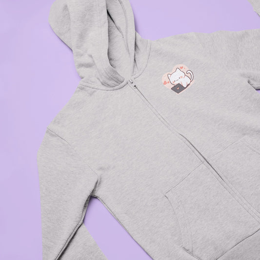 Love at First Click Zip Hoodie