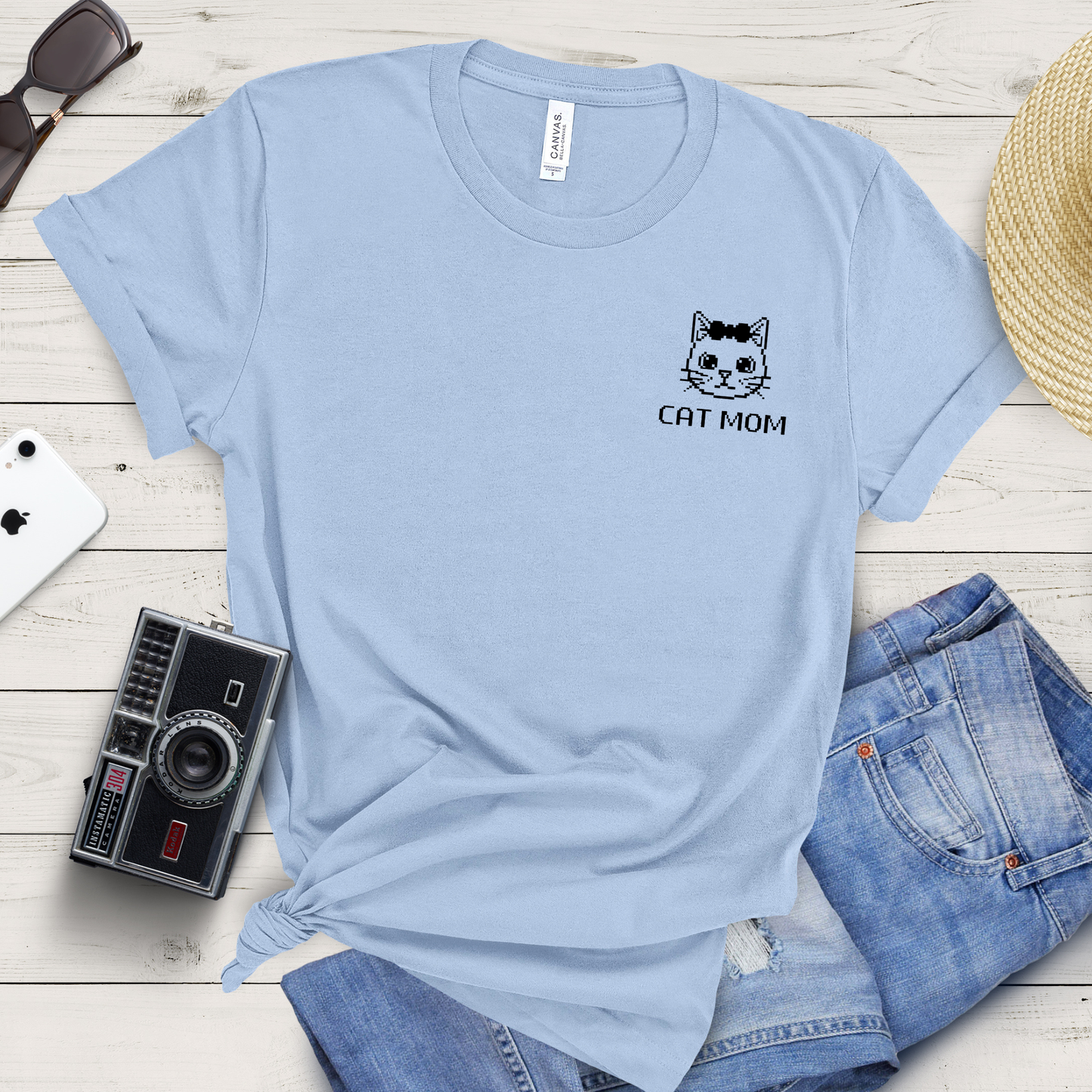 Copy of Pixel Cat Mom T-shirt