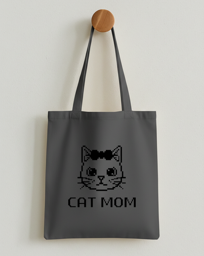 Pixel Cat Mom Classic Tote Bag