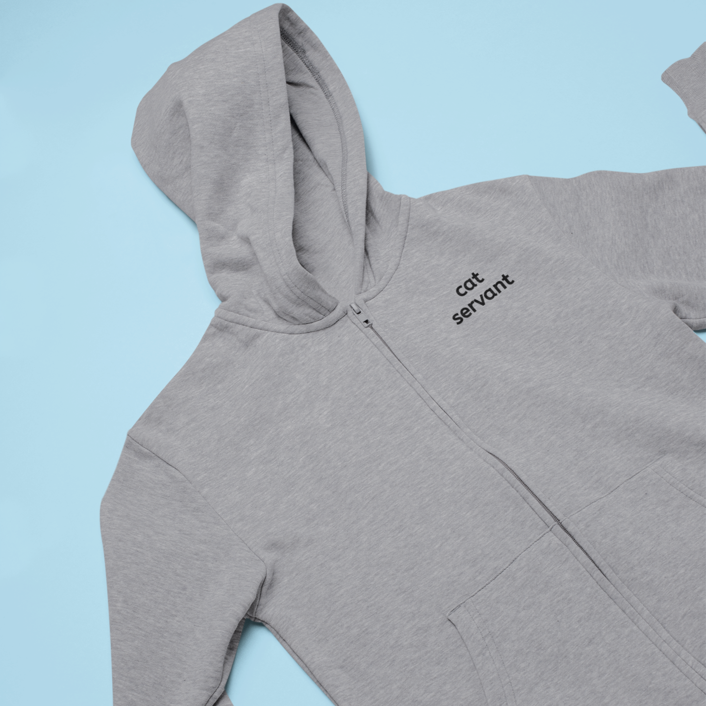 Cat Servant Zip Hoodie