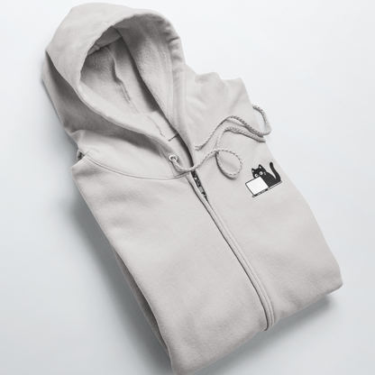 The Coding Cat Zip Hoodie