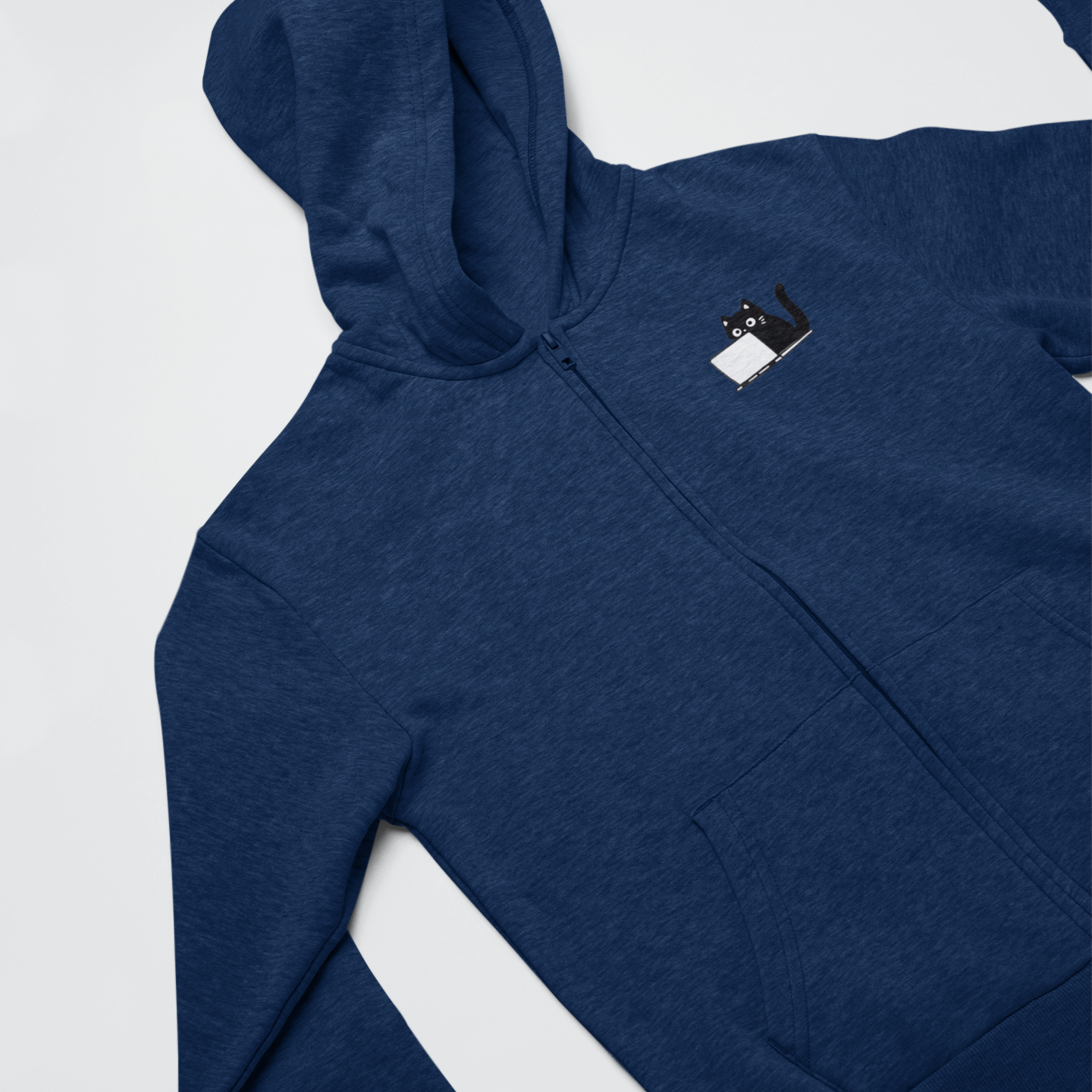 The Coding Cat Zip Hoodie