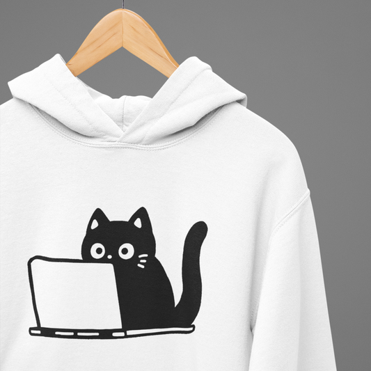 The Coding Cat: Full Stack Edition Hoodie