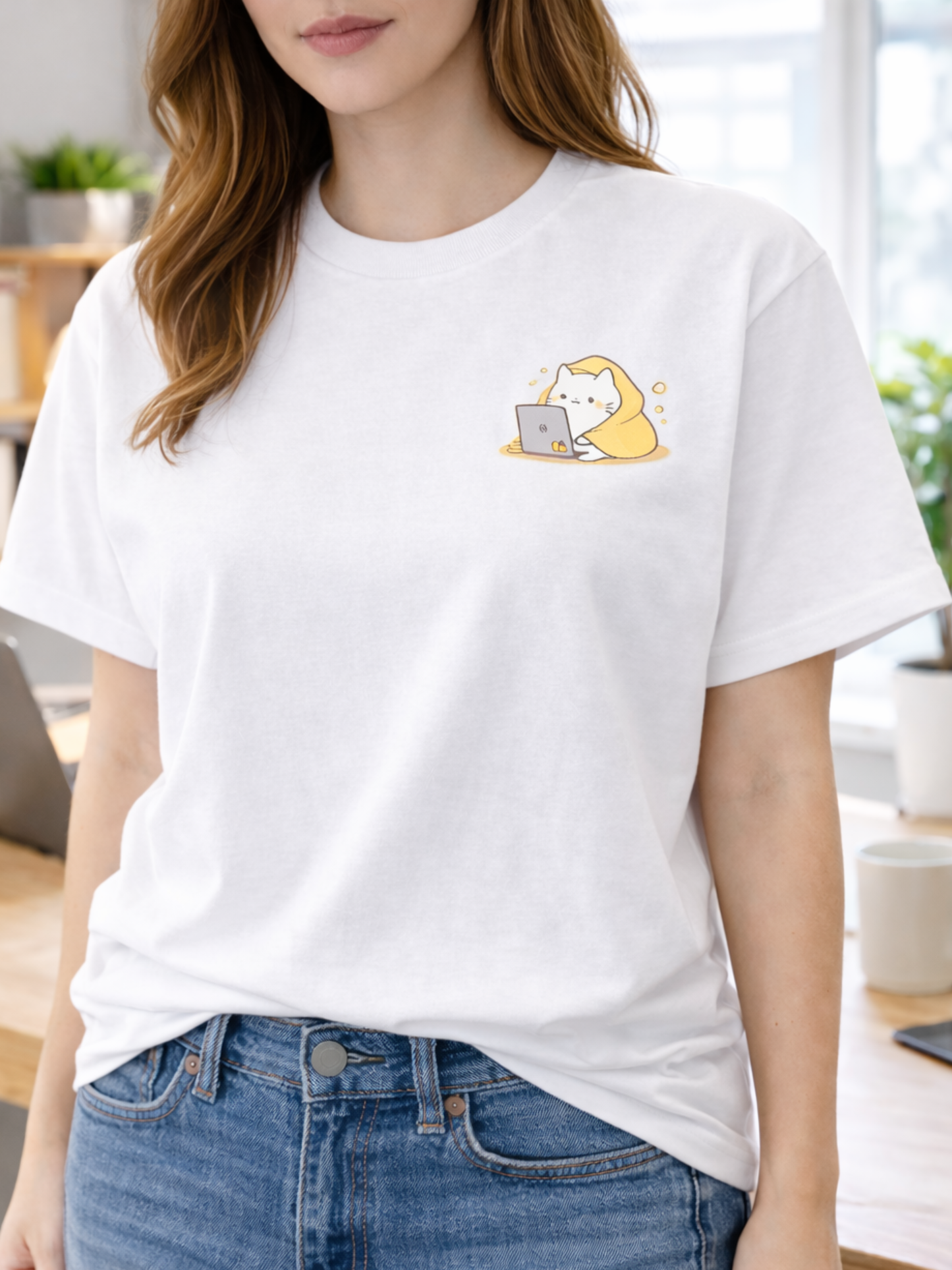 Feline Productivity Mode T-Shirt