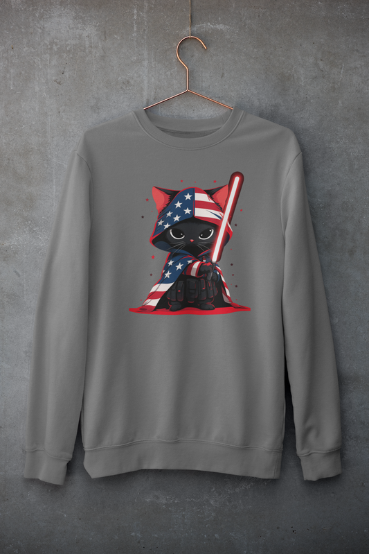 Patriotic Cat Vader Sweatshirt
