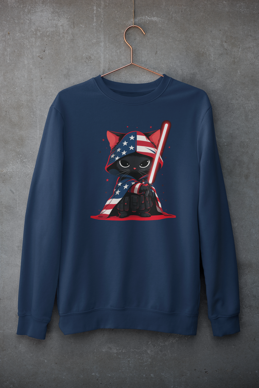 Patriotic Cat Vader Sweatshirt