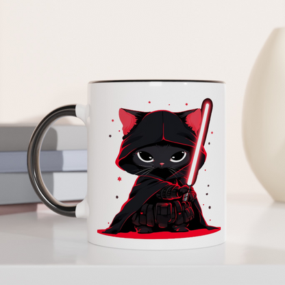 Cat Vader 11oz Ceramic Two Tone Mug