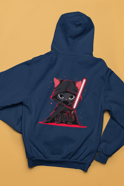 Cat Vader Zip Hoodie: Embrace the Feline Dark Side!