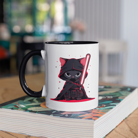 Cat Vader 11oz Ceramic Two Tone Mug