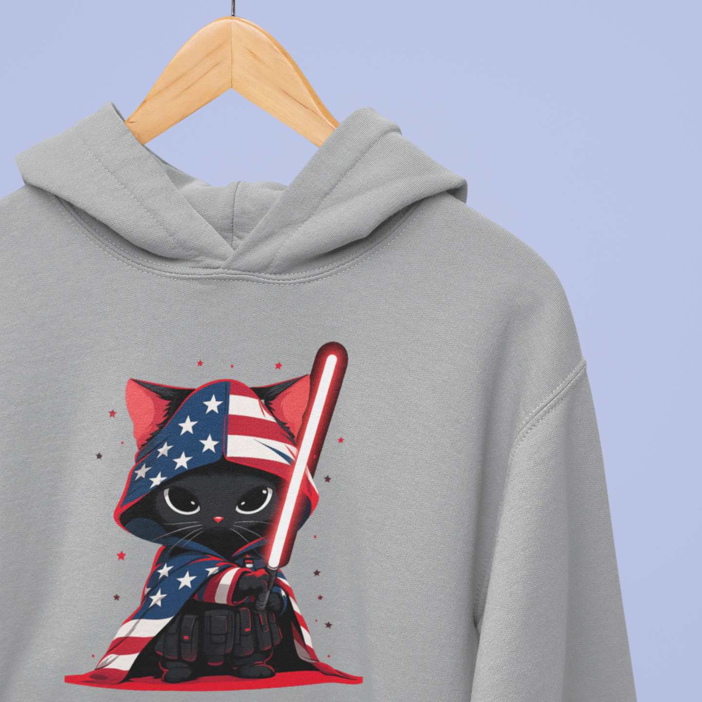 Patriotic Cat Vader Hoodie