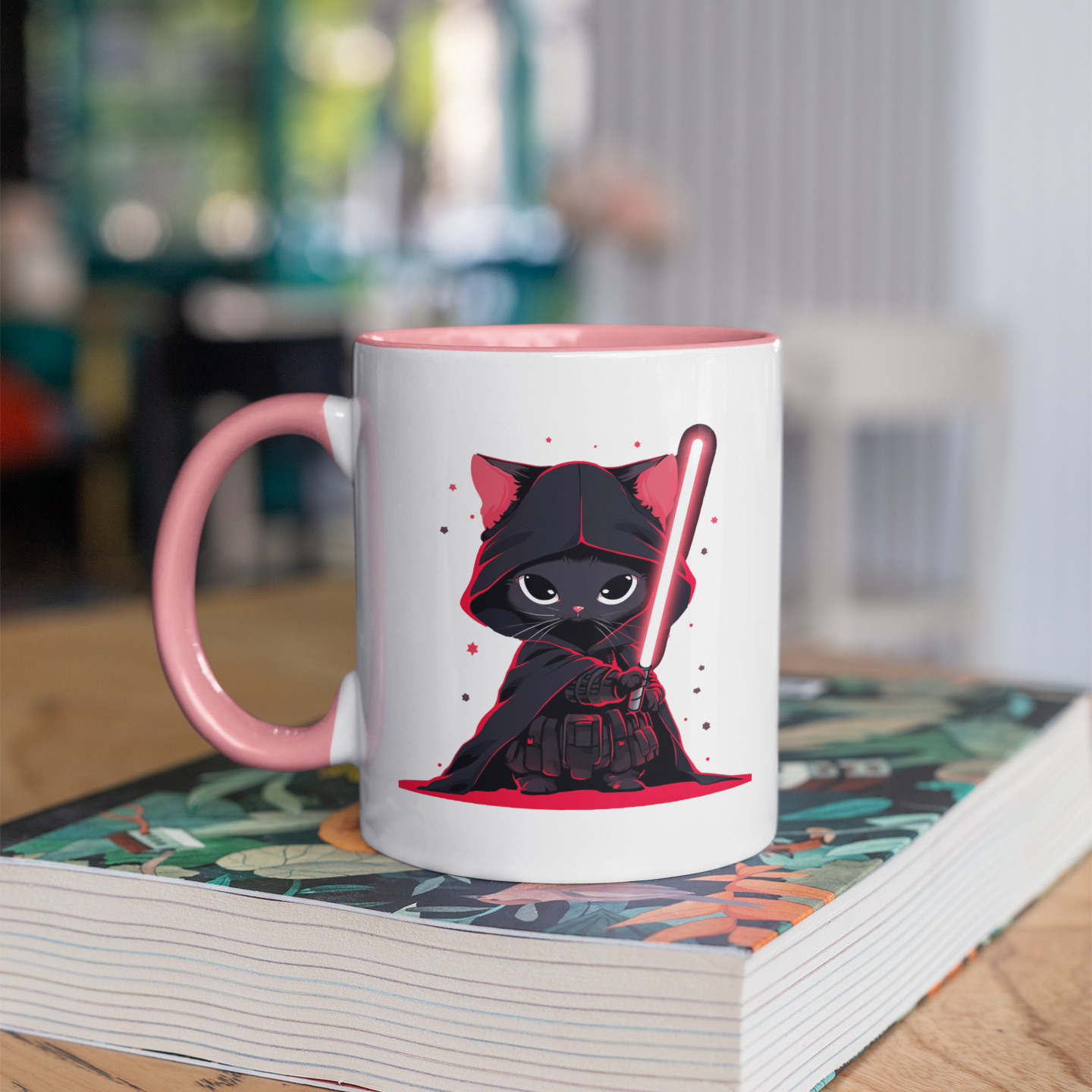 Cat Vader 11oz Ceramic Two Tone Mug