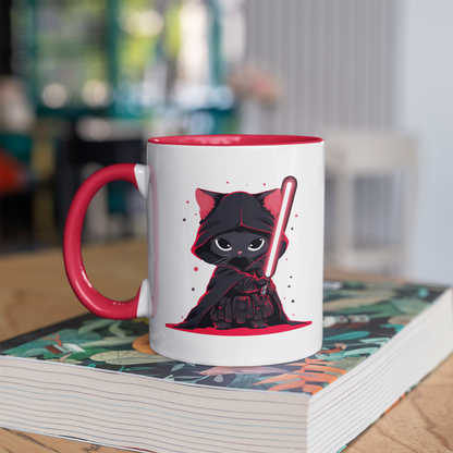 Cat Vader 11oz Ceramic Two Tone Mug