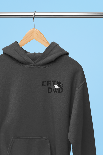 Coding Cat Dad Pocket Style Hoodie