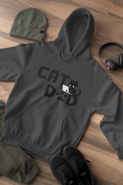 Coding Cat Dad Hoodie
