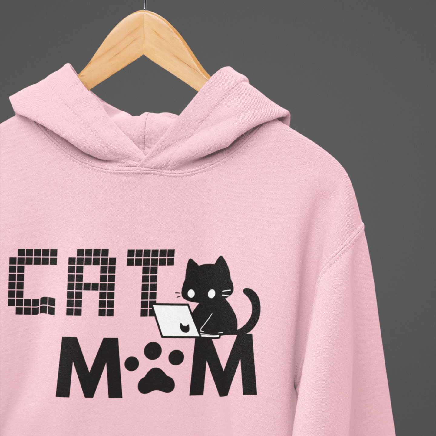 Coding Cat Mom Hoodie