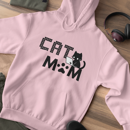 Coding Cat Mom Hoodie