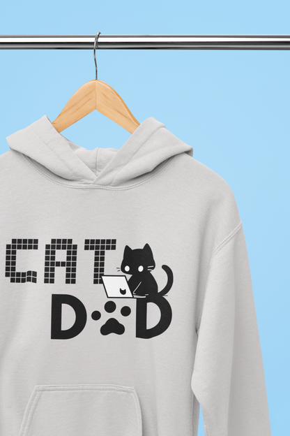 Coding Cat Dad Hoodie