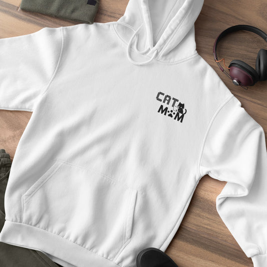 Coding Cat Mom Pocket Style Hoodie