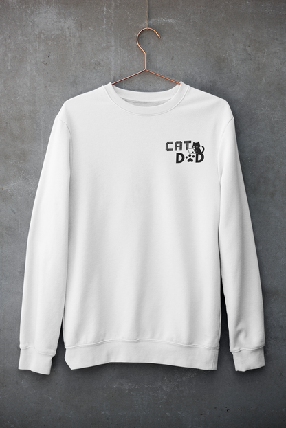 Coding Cat Dad Pocket Style Sweatshirt