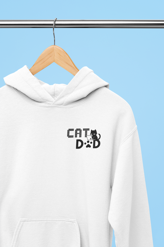 Coding Cat Dad Pocket Style Hoodie