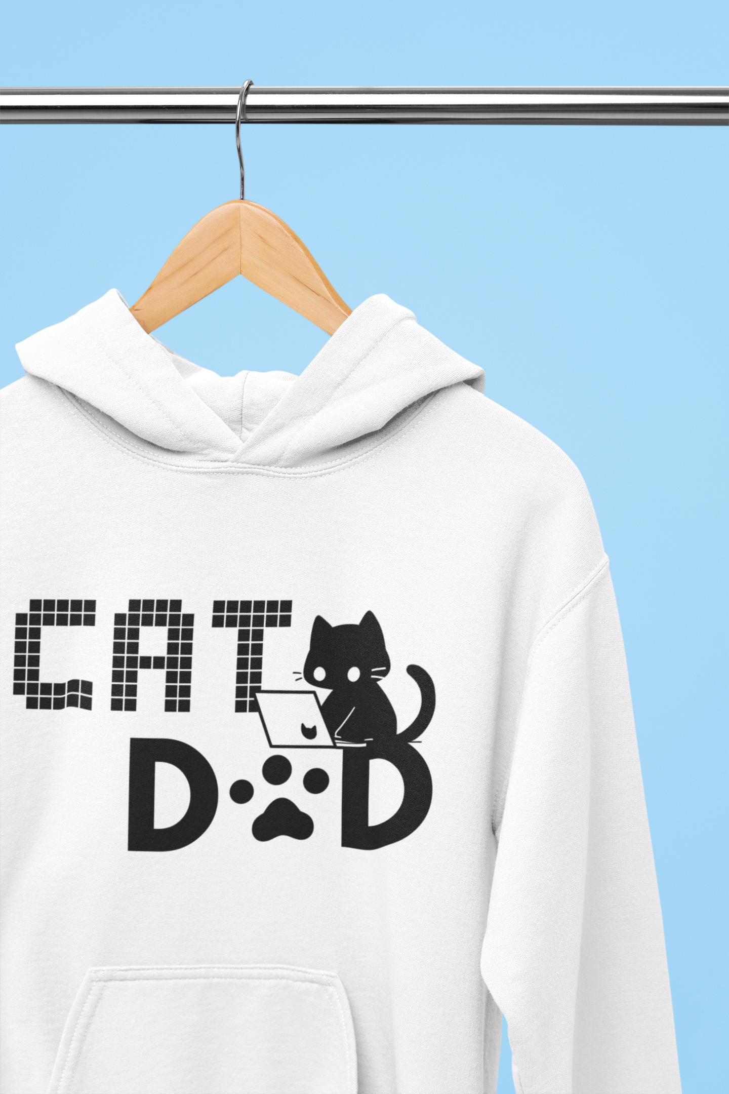 Coding Cat Dad Hoodie