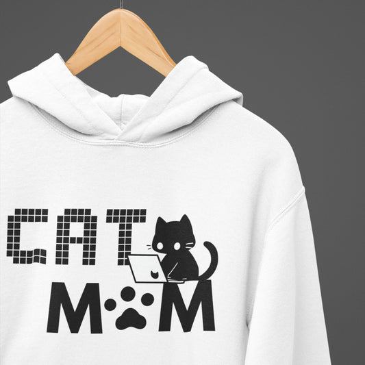Coding Cat Mom Hoodie
