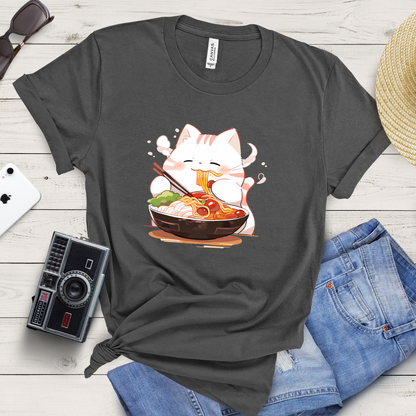 Happy Cat Ramen Feast T-Shirt