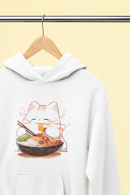 Happy Cat Ramen Feast Hoodie