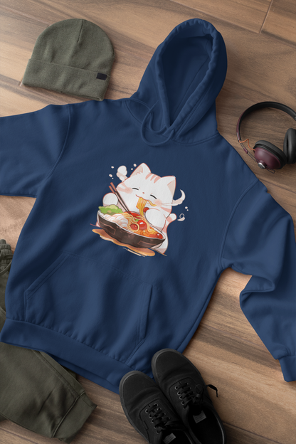 Happy Cat Ramen Feast Hoodie