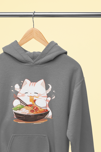 Happy Cat Ramen Feast Hoodie
