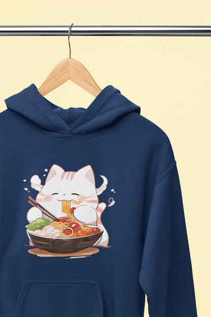 Happy Cat Ramen Feast Hoodie