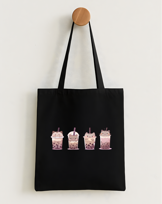 Boba Cat Party Classic Tote Bag