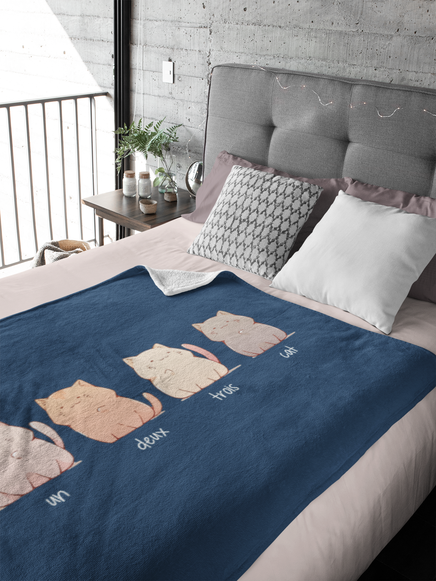 Un, Deux, Trois, Cat Blanket