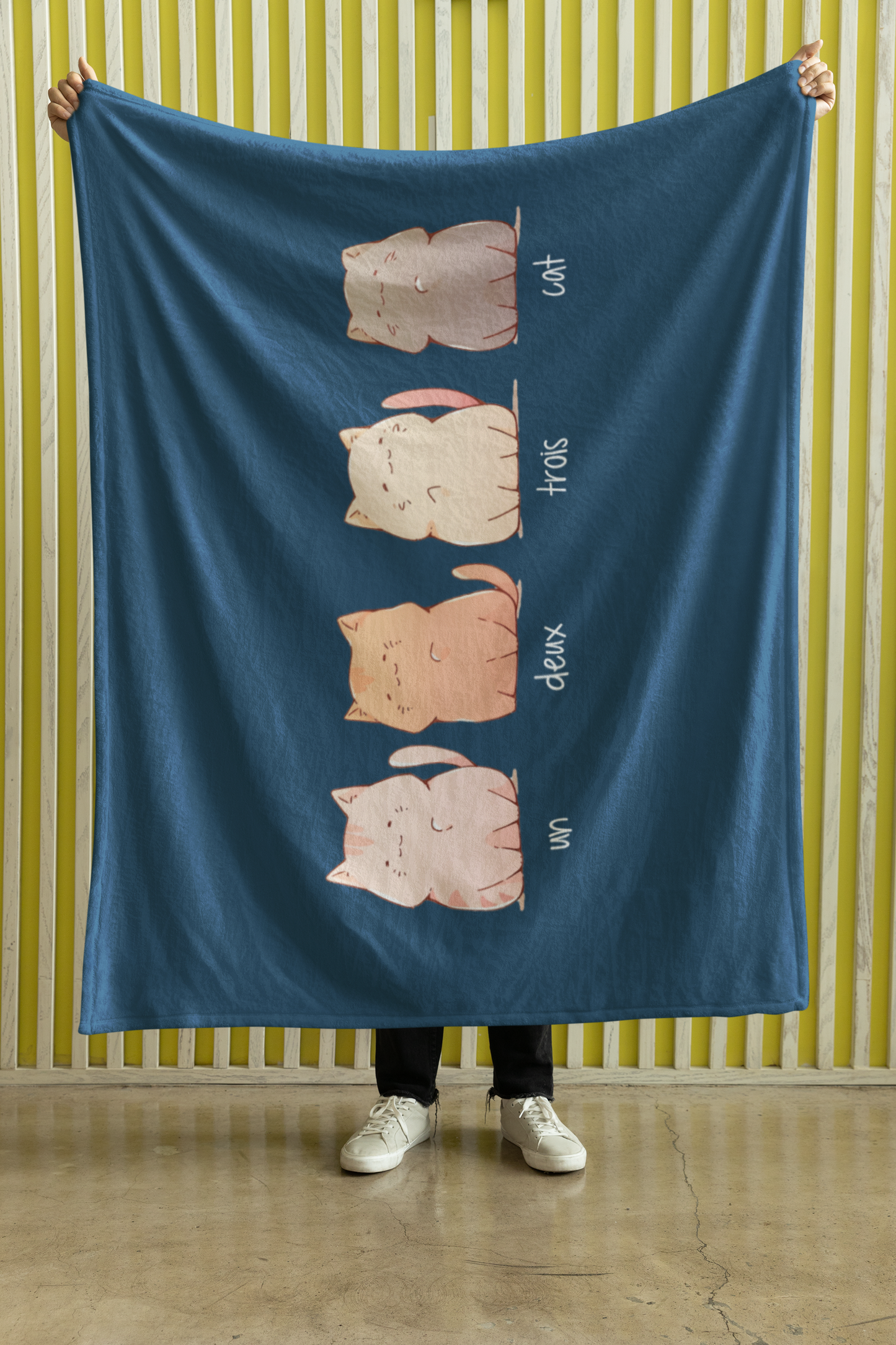 Un, Deux, Trois, Cat Blanket