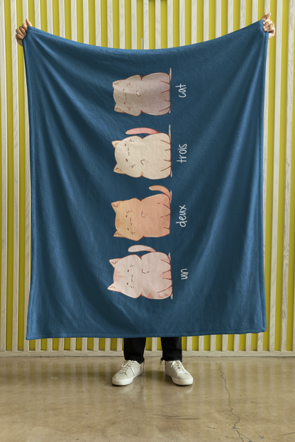 Un, Deux, Trois, Cat Blanket