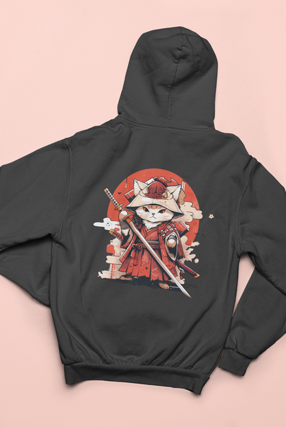 The Legendary Samurai Cat Zip Hoodie