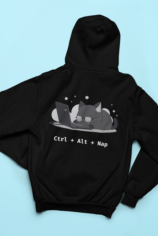 Ctrl + Alt + Nap Zip Hoodie