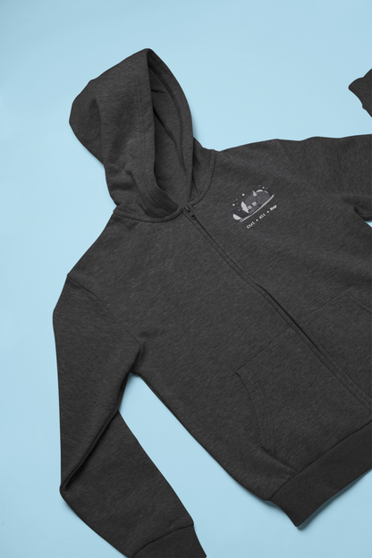 Ctrl + Alt + Nap Pocket Style Zip Hoodie