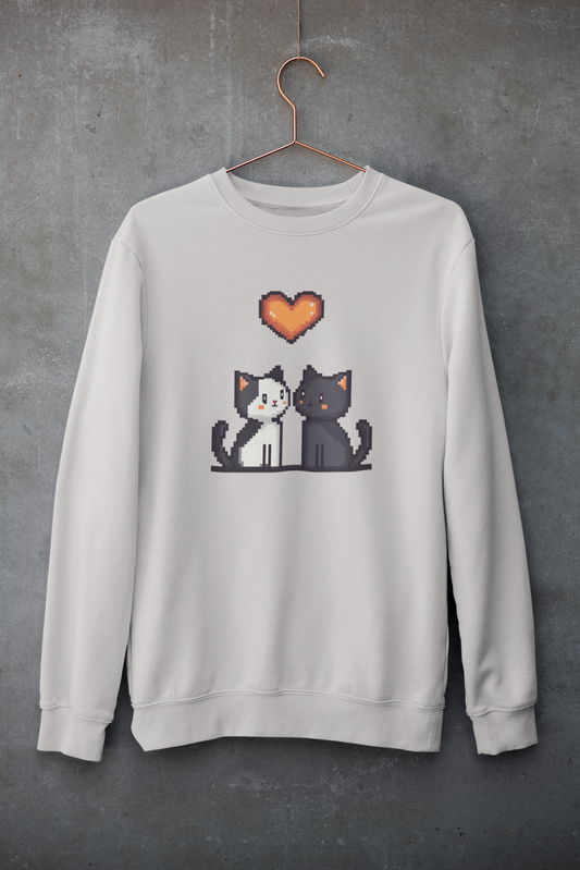 Pixel Pawfect Love Sweatshirt