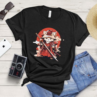 The Legendary Samurai Cat T-Shirt