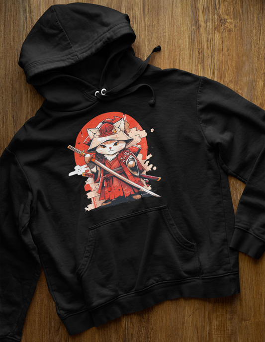 The Legendary Samurai Cat Hoodie