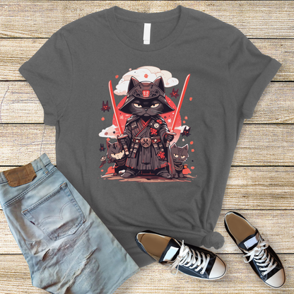 Samurai cat hotsell t shirt