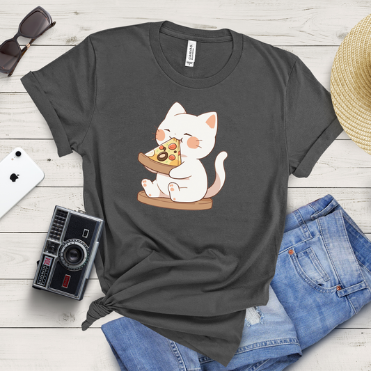 Cat Pizza Lover T-Shirt