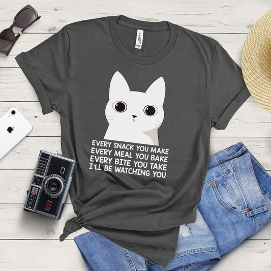 I'll Be Watching You Cat T-Shirt