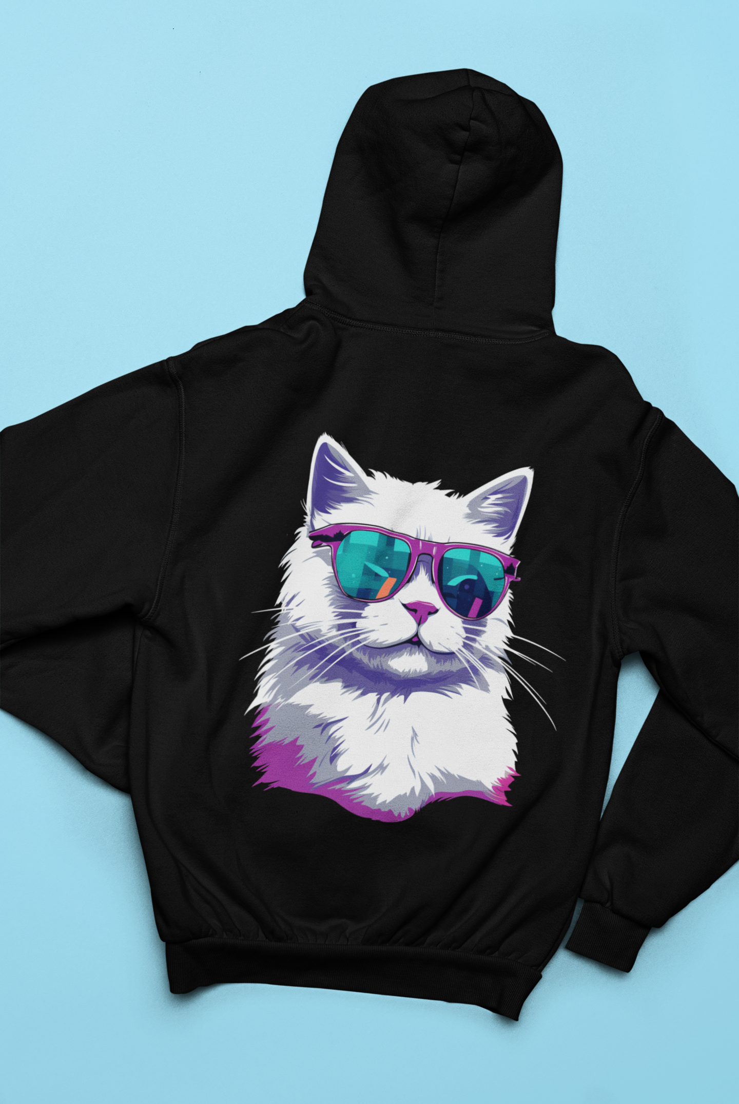 Techy Cat Shades Hoodie